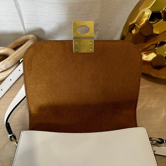 COACH White Bone Hutton Saddle Crossbody Bag - Picture 6 of 8